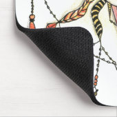 Tapis De Souris Boho Soleil Dessin à la Main (Coin)