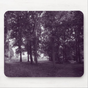 Tapis De Souris Bois, Bute Park Cardiff - BW violet