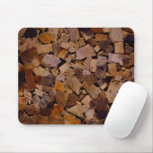 Tapis De Souris Bois | cabine rustique | grain de bois | arbre (Avec souris)