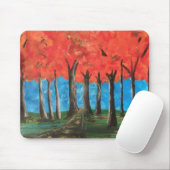 Tapis De Souris Bois d'automne (Avec souris)