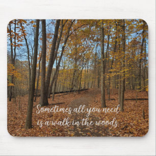 Tapis De Souris Bois d'automne mousepad