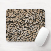 Tapis De Souris Bois de chauffage (Avec souris)