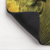 Tapis De Souris Bois-disque naturel rustique (Coin)