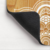 Tapis De Souris Bois et mandala (Coin)
