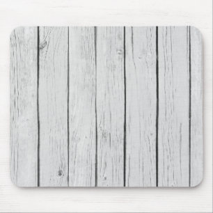 Tapis De Souris Bois rustique blanc chic