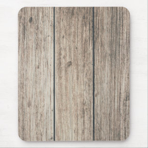 Tapis De Souris Bois rustique vieilli de ferme de style grange de
