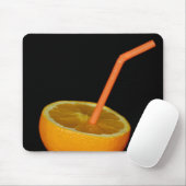 Tapis De Souris Boisson orange (Avec souris)