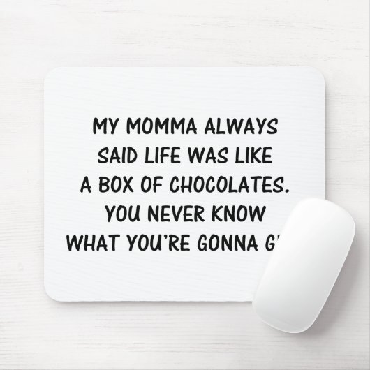 Tapis De Souris Boîte de chocolats (Avec souris)
