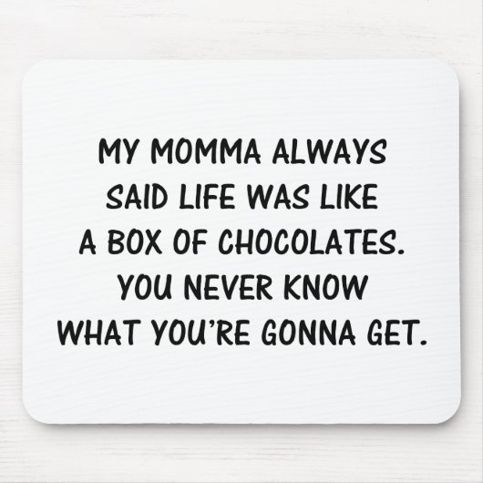 Tapis De Souris Boîte de chocolats (Devant)