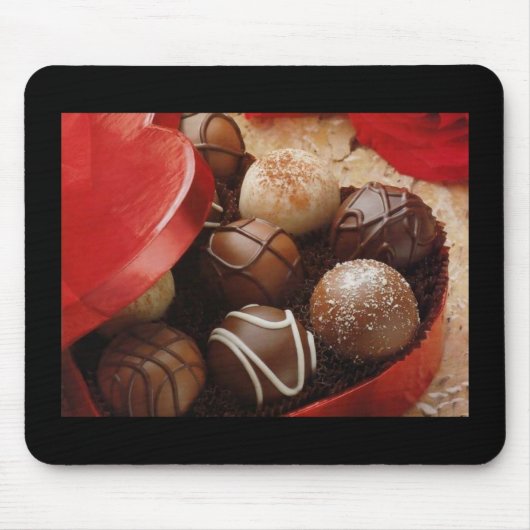 Tapis De Souris Boîte de chocolats Mousepad (Devant)