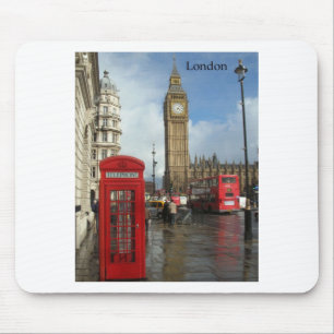 Tapis De Souris Boîte de téléphone de Londres Big Ben (par St.K