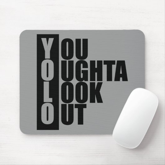 Tapis De Souris Boîte de verticale de YOLO (Avec souris)