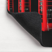 Tapis De Souris Boîte téléphonique rouge (Coin)