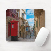 Tapis De Souris Boîte vintage rouge à Malte (Avec souris)
