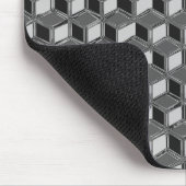 Tapis De Souris Boîtes 3D Chrome - gris hématite (Coin)