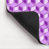 Tapis De Souris Boîtes Chrome 3-d - violet violet (Coin)
