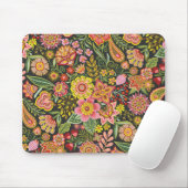 Tapis De Souris Bombe florale Mousepad (Avec souris)