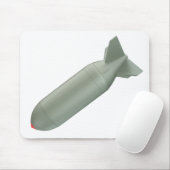 Tapis De Souris Bombe nucléaire verte (Avec souris)