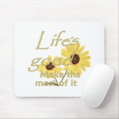 Tapis De Souris Bon Mousepad de la vie (Avec souris)