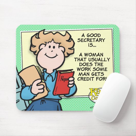 Tapis De Souris Bon secrétaire (Avec souris)