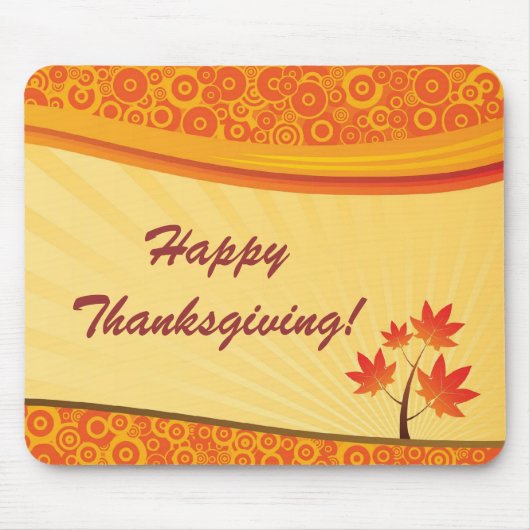 Tapis De Souris   Bon thanksgiving (Devant)