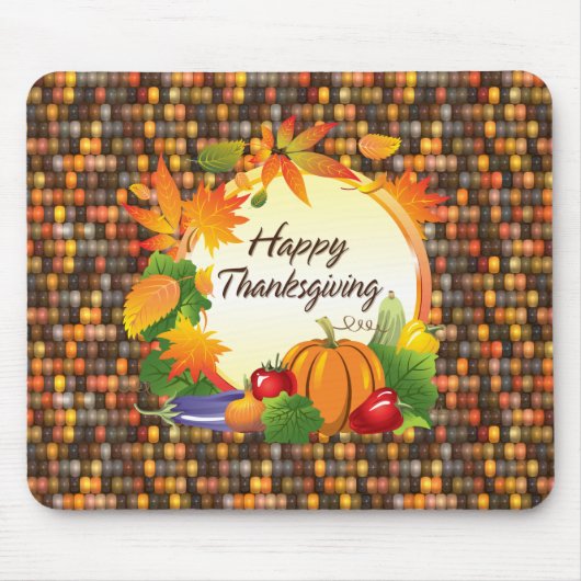 Tapis De Souris Bon thanksgiving 5A-13A (Devant)