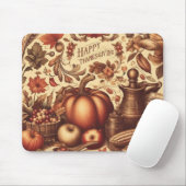 Tapis De Souris Bon thanksgiving vintage/classique (Avec souris)