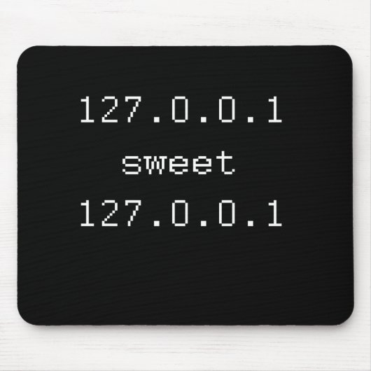 Tapis De Souris BONBON 127.0.0.1 à 127.0.0.1 (Devant)