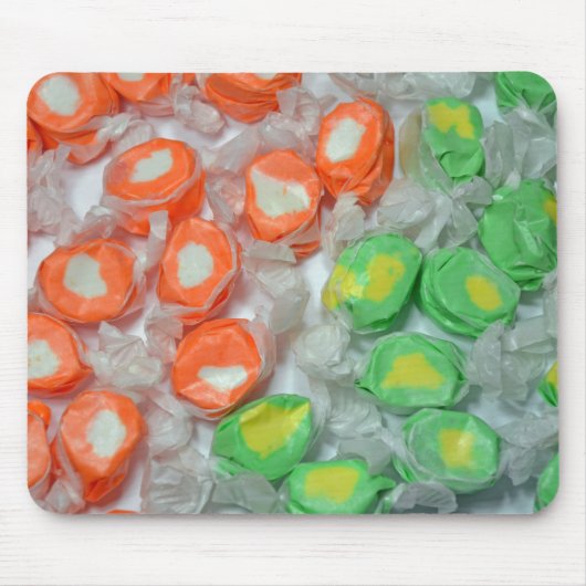 Tapis De Souris Bonbon vert et orange mousepad (Devant)