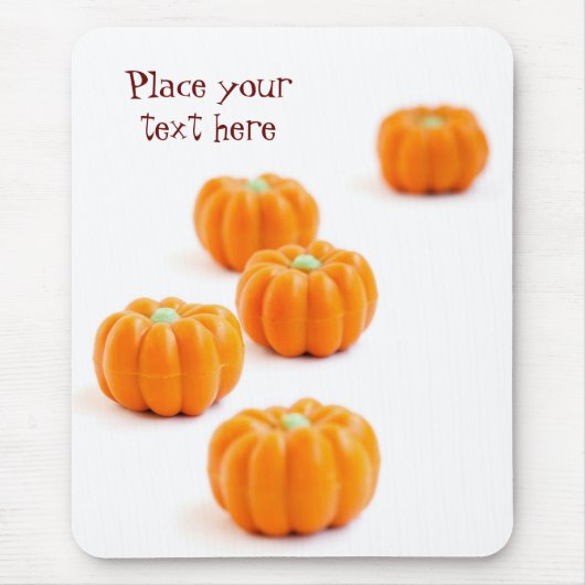 Tapis De Souris Bonbons citrouilles d'Halloween (Devant)
