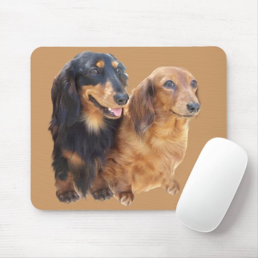 Tapis De Souris Bonbons Mousepad de teckel (Avec souris)