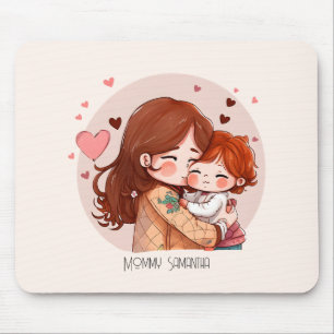 Tapis De Souris Bond adorable maman et fille (14)