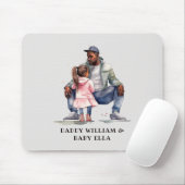 Tapis De Souris Bond père noir et fille (Avec souris)