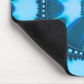 Tapis De Souris Bonheur de bleu d'Afro (Coin)