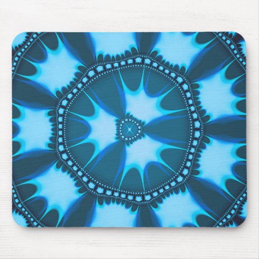 Tapis De Souris Bonheur de bleu d'Afro (Devant)