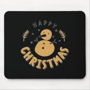 Tapis De Souris Bonhomme de neige Joyeux Noël