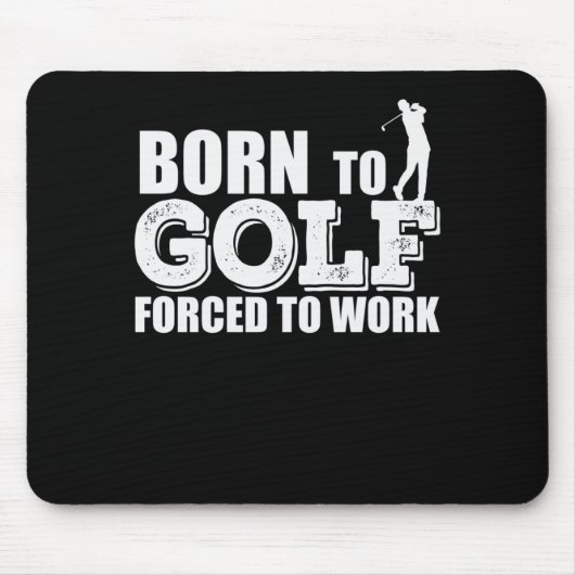 Tapis De Souris Bonification de Born to Golf (Devant)