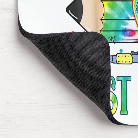 Tapis De Souris Bonjour 1ère année Leopard Crayon Tie Dye Funny Re (Coin)