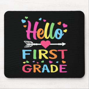 Tapis De Souris Bonjour 1ère année Retour à l'école Enseignant de