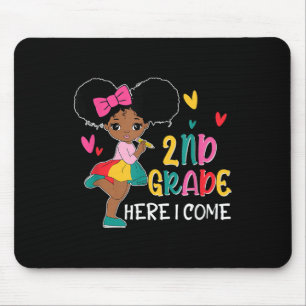 Tapis De Souris Bonjour 2e année, me voici Je reviens à l'école Af