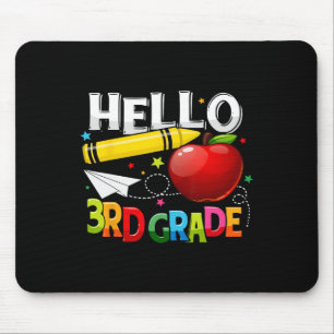 Tapis De Souris Bonjour 3e équipe d'enseignant de 3e classe