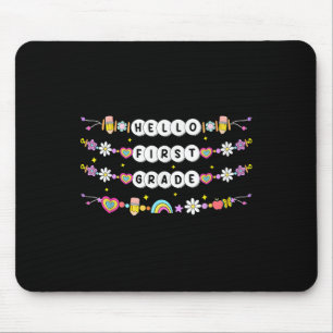 Tapis De Souris Bonjour Bracelets d'Amitié de Première Année Retou