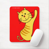 Tapis De Souris Bonjour chat Mousepad (Avec souris)