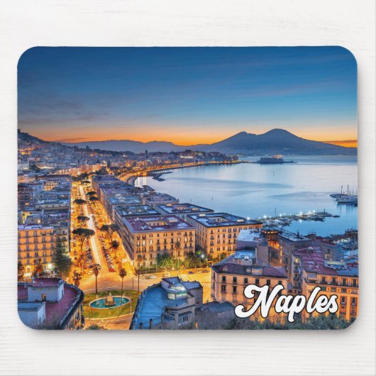 Tapis De Souris Bonjour De Naples, Italie (Devant)