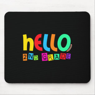 Tapis De Souris Bonjour deuxième 2e année Ck à l'école pour étudia