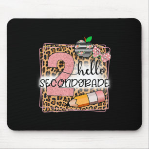 Tapis De Souris Bonjour deuxième année 2e année Byck à l'école Ens