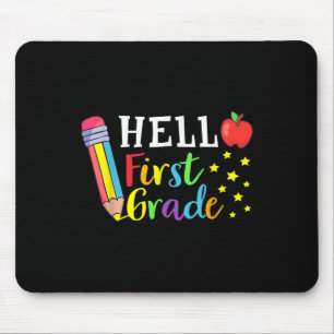 Tapis De Souris Bonjour Enseignant de Première Année Élève Rentrée