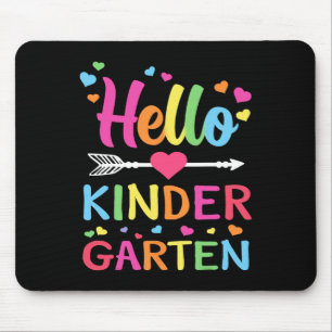 Tapis De Souris Bonjour Équipe de Maternelle Kinder Byck À l'École