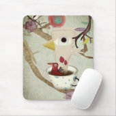 Tapis De Souris Bonjour horrible insecte effet de couleur pâle (Avec souris)