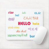 Tapis De Souris Bonjour Mousepad (Avec souris)